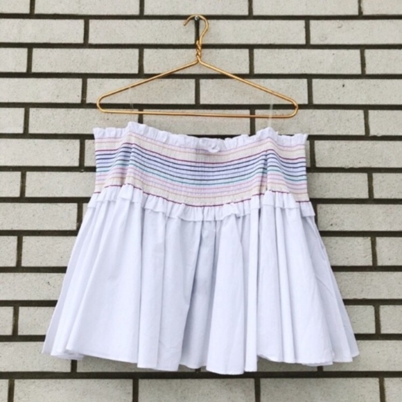NWT Greysn Cotton Rainbow Off Shoulder Boho Top - Picture 1 of 8